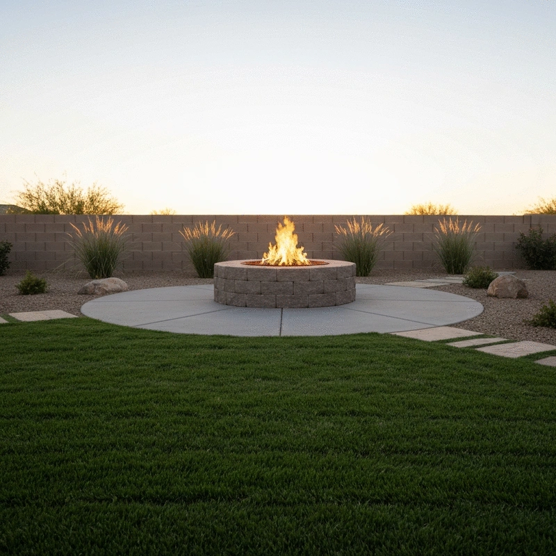 Choosing the Right Size Fire Pit for Your Queen Creek Yard