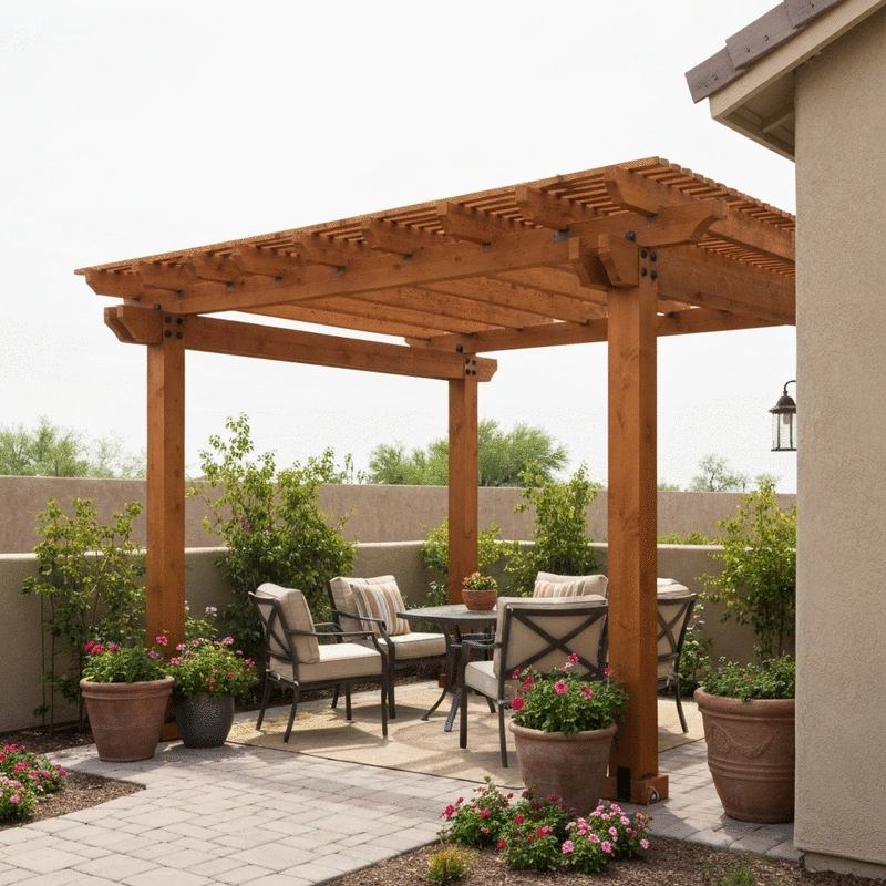 Custom Pergola Ideas for Small Queen Creek Patios