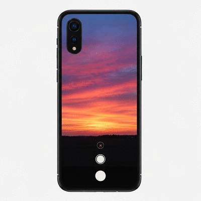 Smartphone photography showcasing a beautiful sunset