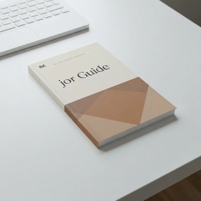 Digital guide or eBook mockup