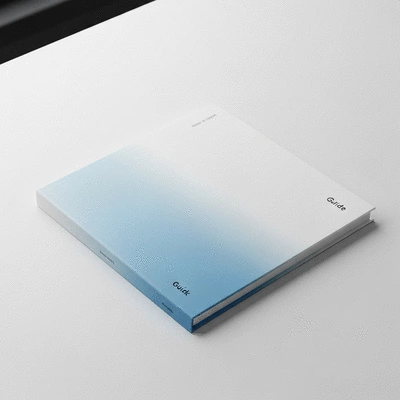 Digital guide or eBook mockup