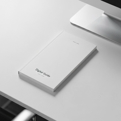 Digital guide or eBook mockup