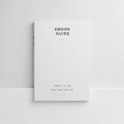 Digital guide or eBook mockup