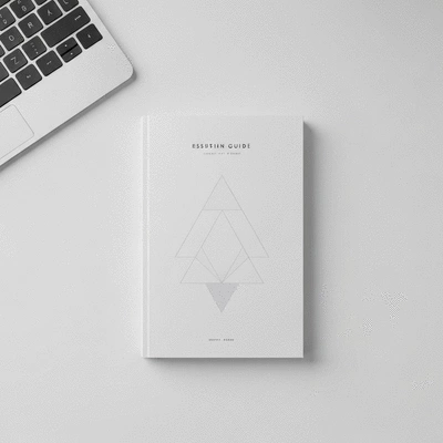 Digital guide or eBook mockup