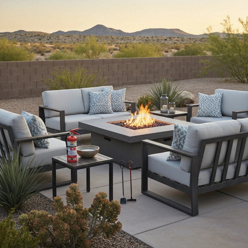 Fire Pit Safety Tips for Arizona Desert Homes in Queen Creek