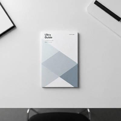Digital guide or eBook mockup