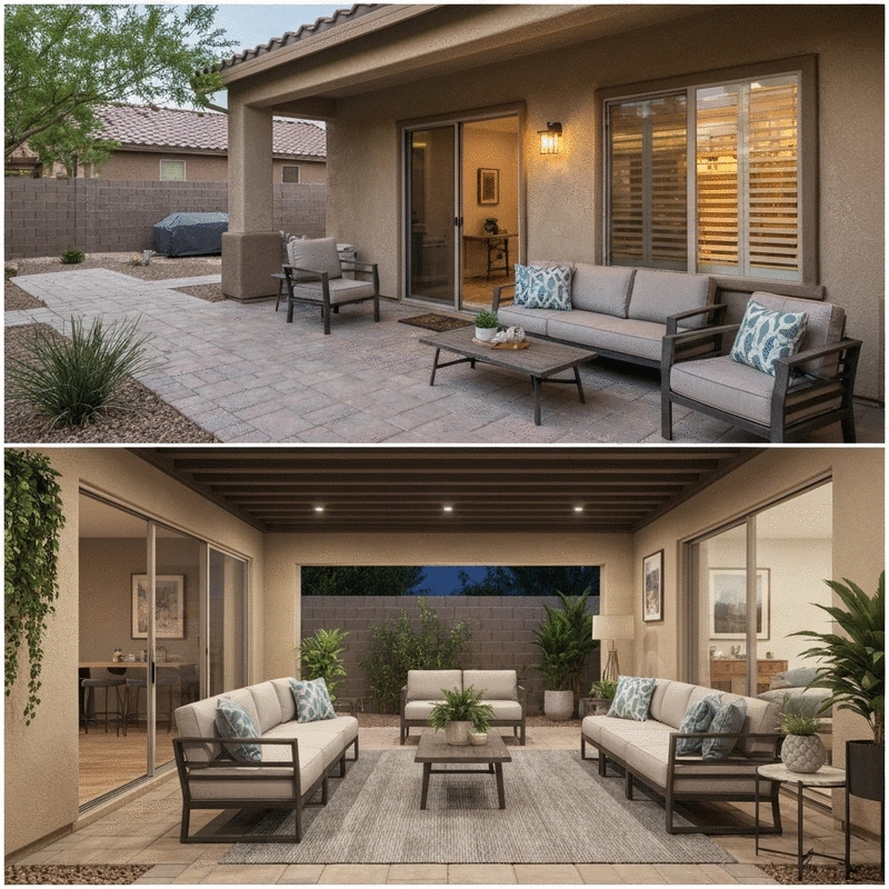Queen Creek Patio Remodel Before and After: Real Local Projects