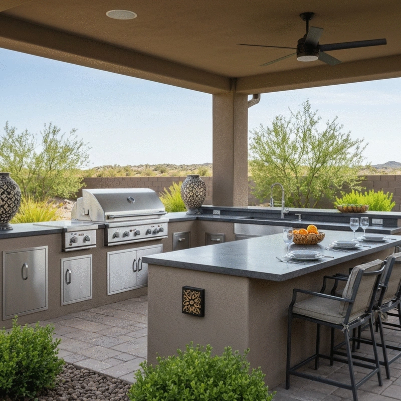 Outdoor Kitchens Queen Creek: Top 2026 Design Trends for Arizona Homes