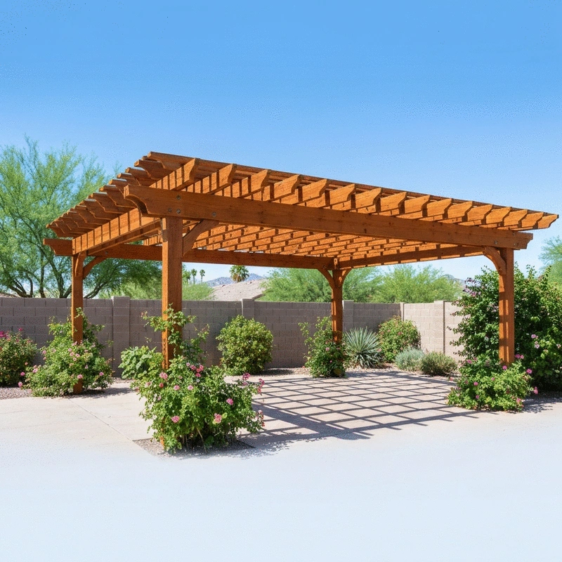 Wood Pergola Maintenance Tips for Arizona Homeowners